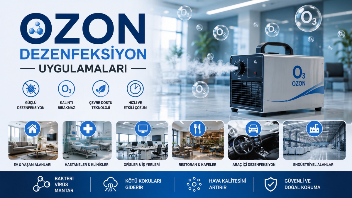 Ozon Dezenfeksiyon Uygulamaları