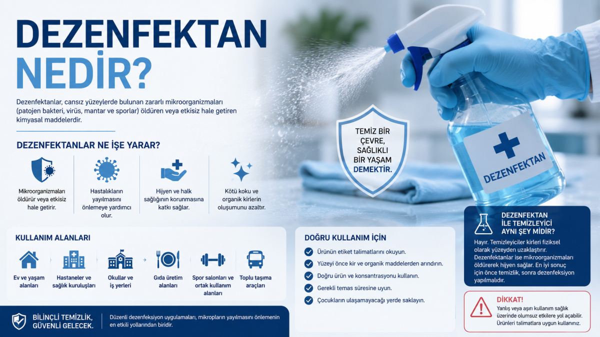 Dezenfektan Nedir?